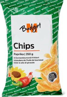 M-Budget Crisps Paprika