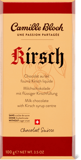 Camille Bloch Kirsch Tafelschokolade ohne Zuckerkruste
