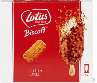 Lotus ice cream Biscoff