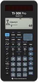 Texas Instruments TI-30X Pro MathPrint  Calcolatrice