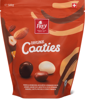 Frey Coaties Original Mandeln, Weinbeeren, Haselnüsse & Orangenschalen