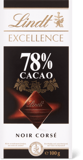 Lindt excellence 78% cacao