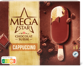 MegaStar Gelati su stecco Cappuccino