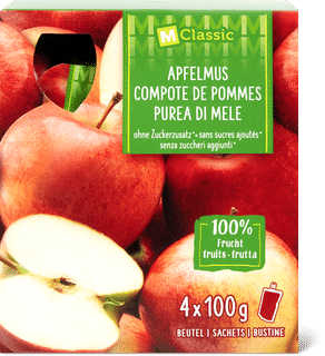 M-Classic Purea di mele senza zuccheri