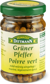 Dittmann Antipasti Poivre vert mariné, légèrement épicé