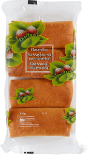 Bâtons fourrés aux noisettes