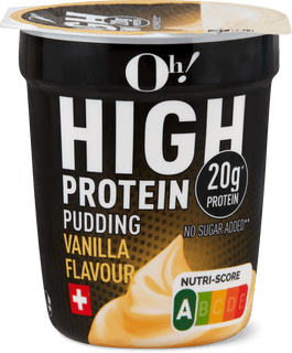 Oh! High Protein Pudding vanille