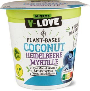 V-Love Bio Vegurt cocco mirtillo