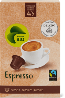 Migros Bio Fairtrade Espresso 12 capsule
