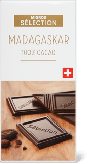 Sélection Tafelschokolade Noir Madagaskar 100% Cacao
