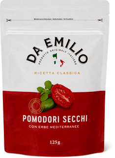 Da Emilio Pomodori secchi mit Kräutern