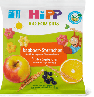 HiPP Stelline Bambini da sgranocchiare alla frutta