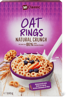 M-Classic Oat Rings Natural Crunch