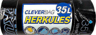 Sacchi per rifiuti Herkules Cleverbag, 35 l