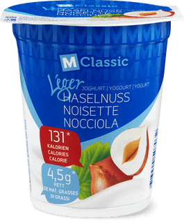 M-Classic yogourt noisette léger