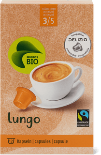 Migros Bio Fairtrade Lungo 12 capsule