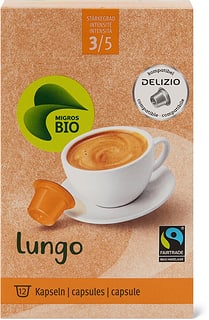 Bio Fairtrade Lungo 12 capsule