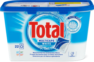 Total Waschmittel White Multicaps Box