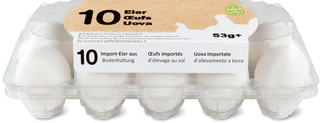 Eier Import Bodenhaltung 53g+
