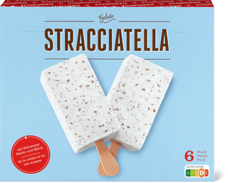 Glace en bâtonnets  Stracciatella