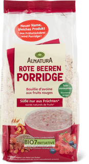 Alnatura porridge Baies rouges