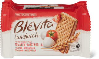 Blévita sandwich Tomates-mozzarella