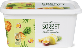 Le sorbetto ananas & Passionfruit