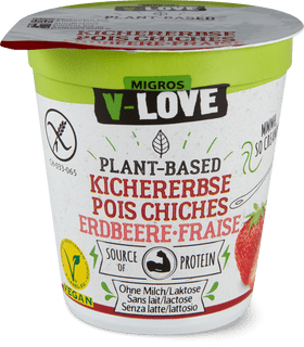 V-Love Vegurt Kichererbse Erdbeere