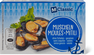 M-Classic Muscheln ohne Schalen, gesalzen