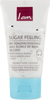 I am Sugar Peeling mit Kokosnussschale