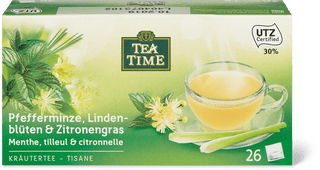 Tea Time Menthe Tilleul Citronnelle