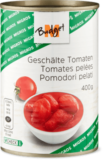 M-Budget geschälte Tomaten