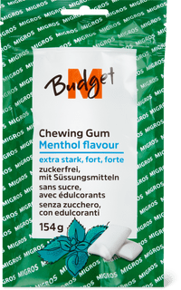 M-Budget Gomme da masticare Mentolo extra forte