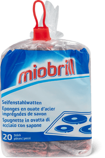 Spugnette in ovatta di acciaio con sapone