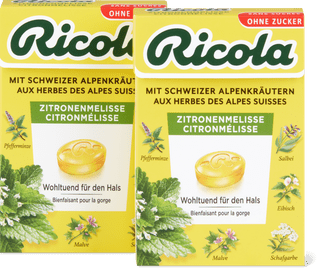 Ricola Zitronen- melisse ohne Zucker