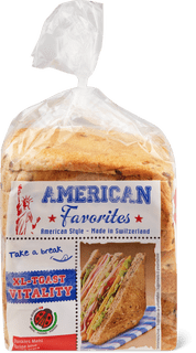 American Favorites XL toast vitality