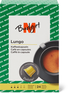 M-Budget Caffè in capsule Delizio Lungo, 24 capsule