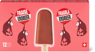 Seehund-Family Rahm-Glace  Erdbeer