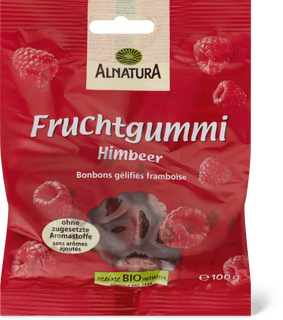 Alnatura bonbons Gélifiés framboise