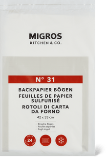N°31 Backpapier Bögen 24Stk