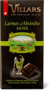 Villars Tafelschokolade Noir Larmes d'Absinthe
