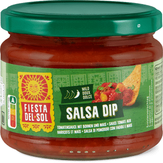 Fiesta del Sol Salsa Dip Sauce tomate aux haricots et maïs