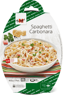 M-Budget spaghetti carbonara