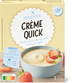 Homemade Crème Quick vaniglia