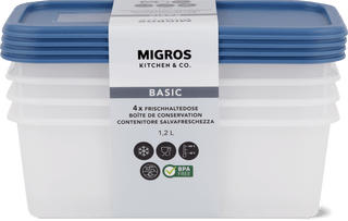 Boîte de conservation 4 x 1,2 l