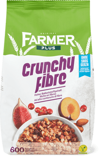 Farmer Plus Müesli Crunchy Fibre, ohne Zuckerzusatz