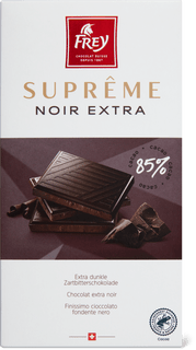 Frey Suprême  Tavoletta di cioccolato Noir Extra 85% Cacao