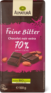 Alnatura Bio Plaque de chocolat Chocolat noir extra 70% Cacao