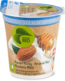 Migros Bio yogourt Grecque amande-miel