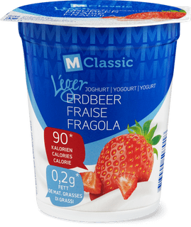 M-Classic yogourt fraise léger